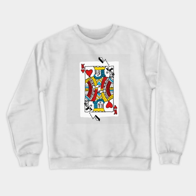 Suicide King Crewneck Sweatshirt by Love, Potato 